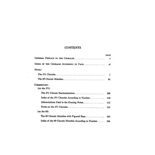 371 Harmonized Chorales And 69 Chorale Melodies With Figured Bass - Piano Solo