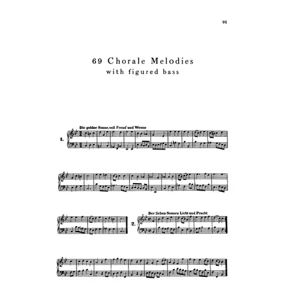 371 Harmonized Chorales And 69 Chorale Melodies With Figured Bass - Piano Solo