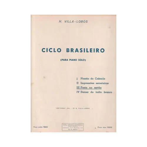 Festa no sertão (Ciclo Brasileiro III) para piano solo