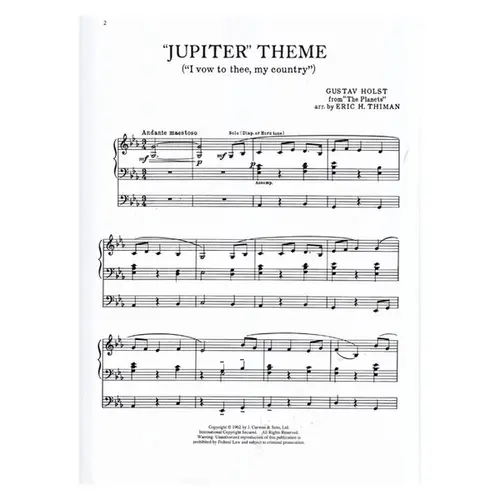Jupiter` Theme (I Vow To Thee, My Country)