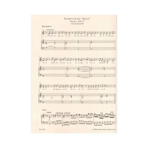 Aria Album From Handel'S Opera For Mezzo-Soprano And Contralto