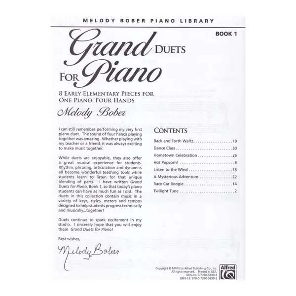 Grand Duets For Piano 1
