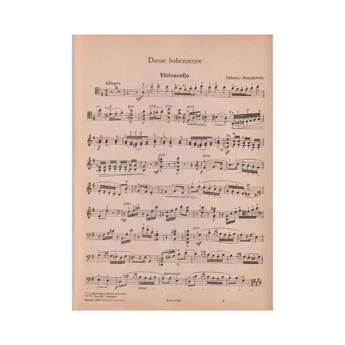 Danse Bohemienne (Cello)