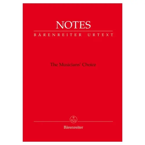 Bloco De Notas - Notes - Barenreiter Urtext Mozart- Vermelha