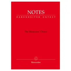 Bloco De Notas - Notes - Barenreiter Urtext Mozart- Vermelha