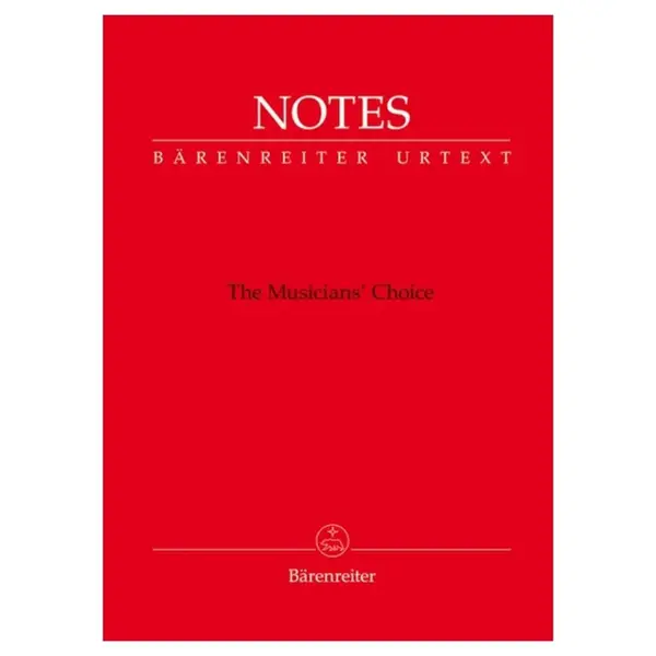 Bloco De Notas - Notes - Barenreiter Urtext Mozart- Vermelha