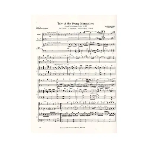 Trio Of The Young Ishmaelites - Op.25