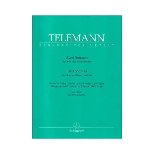 Two Sonatas For Oboe And Basso Continuo