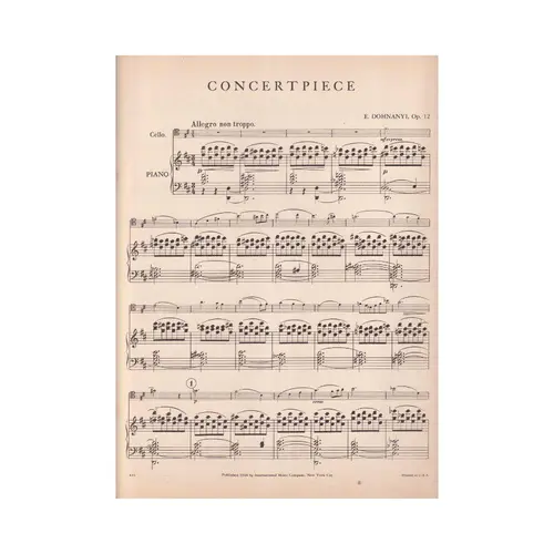 Concertpiece In D Major - Op.12