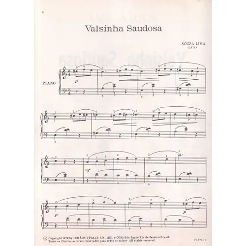 Valsinha Saudosa - Exemplar Antigo