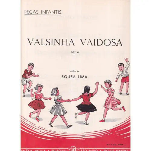Valsinha Vaidosa - Peças Infantis N.6 - Exemplar Antigo