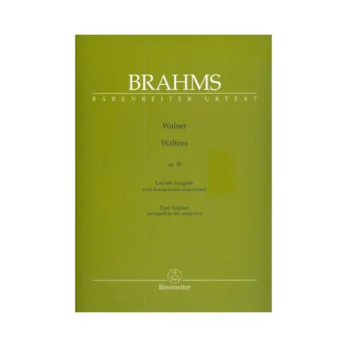 Waltzer Op.39 - Easy Edition (Arranged By The Composer)