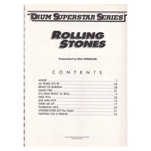Rolling Stones - Drum Superstar Series