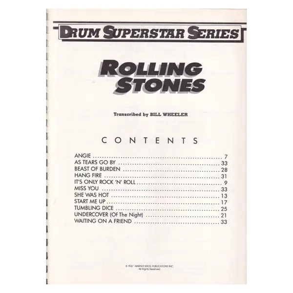 Rolling Stones - Drum Superstar Series