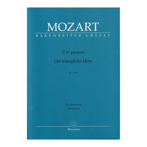 Il Re Pastore - Kv 208 (Der Konigliche Hirte) - Vocal Score