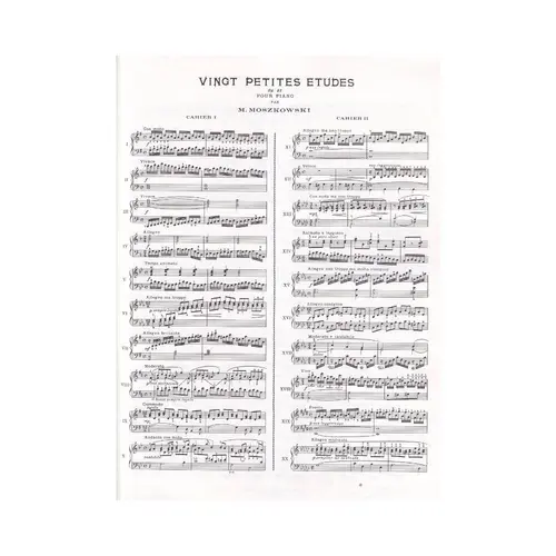 20 Petites Etudes Pour Piano - Op.91  Vol.1