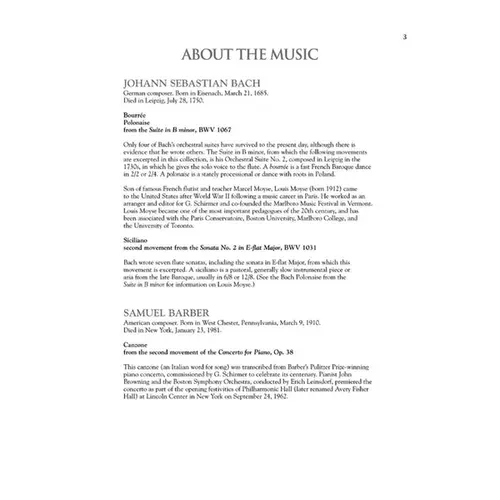 The Flute Collection - Intermediate Level