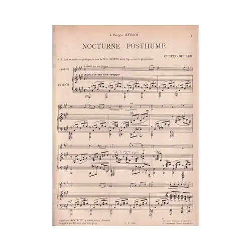 Nocturne Posthume