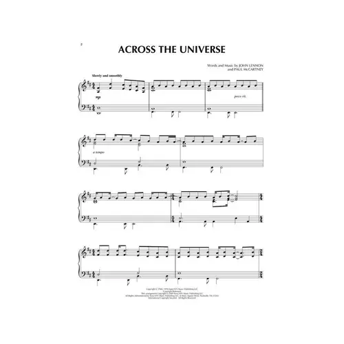 The Beatles For Piano Solo