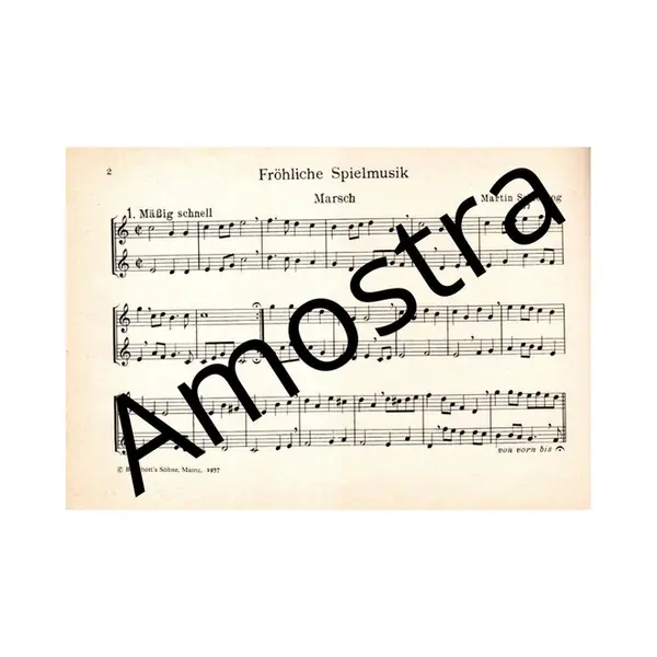 Frohliche Spielmusik - 10 Stucke fur 2 blockfloten