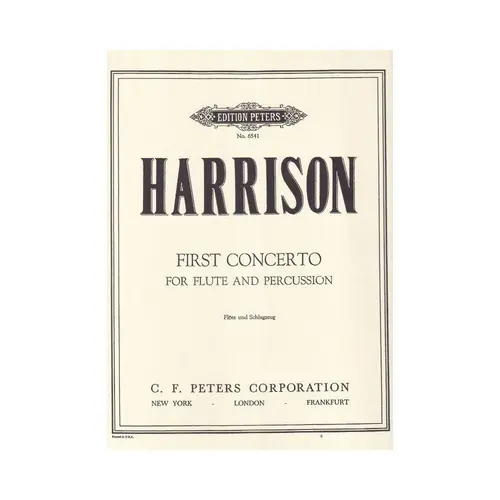 First Concerto For Flute And Percussion