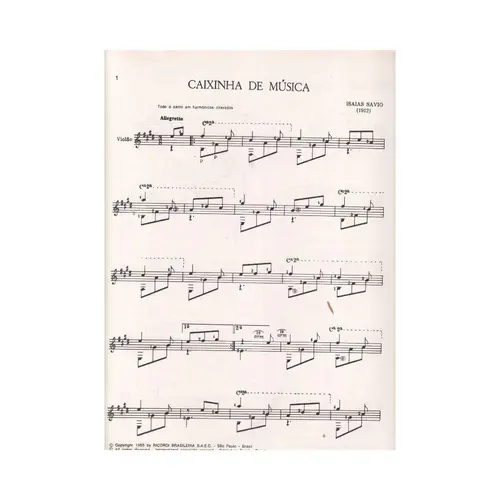 4 Recreações para violão