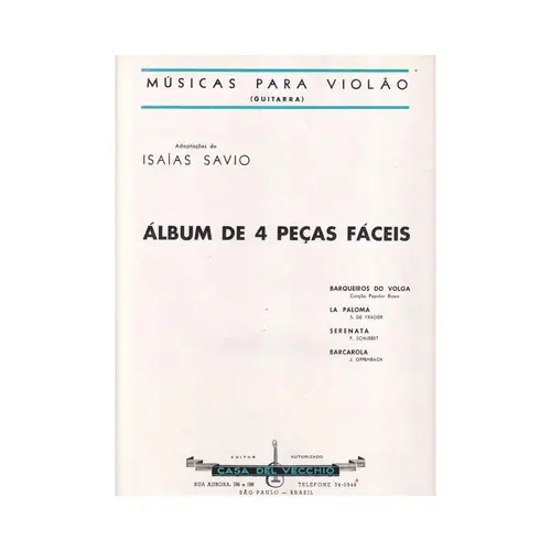 Álbum De 4 Peças Fáceis (Sávio)