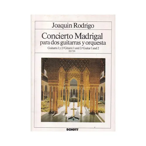 Concierto Madrigal Para Dos Guitarras Y Orquestra