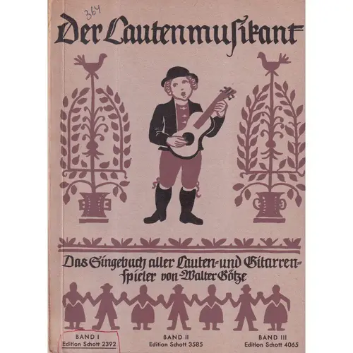 Der Lautenmusikant  - Vol.1 para canto e violão