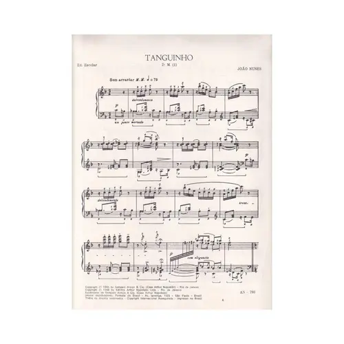 Tanguinho para piano