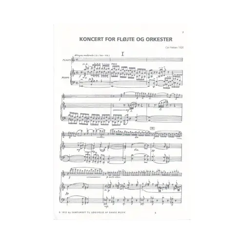 Concert For Flute And Orchester (Flute And Piano)