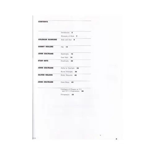 Solos For Jazz Tenor Sax