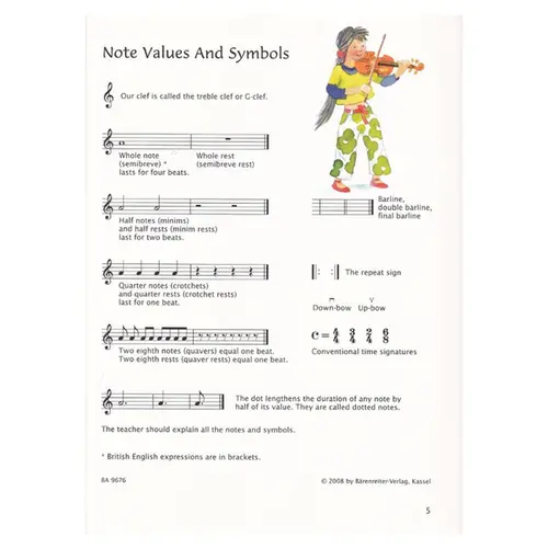 Early Start On The Violin, Volume 1