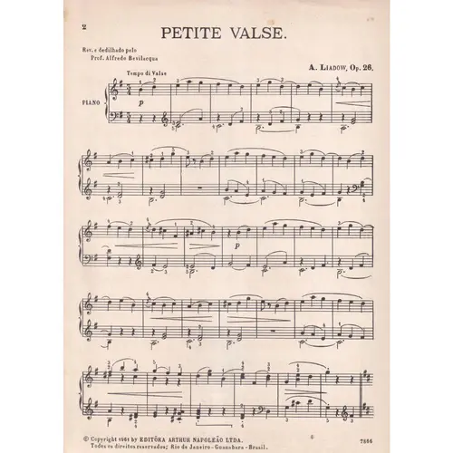 Petite Valse  (Edição Antiga)