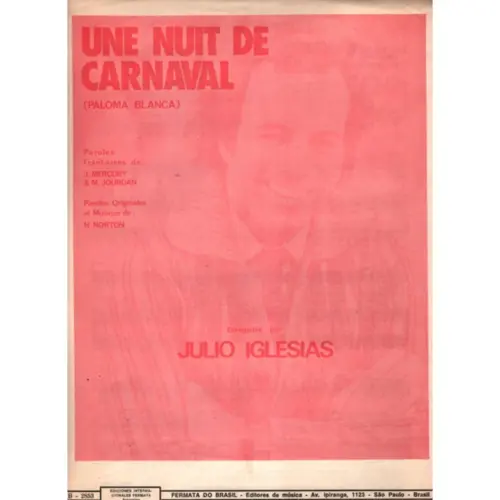 Paloma Blanca -Une Nuit De Carnaval