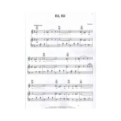 Jewish Songs-Old And New