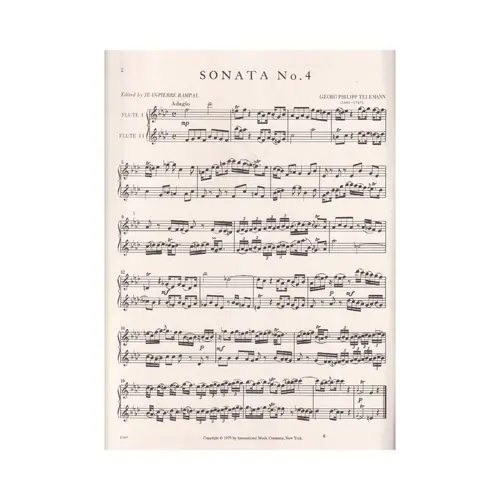 Six Sonatas - Series Ii - Vol.2 (Two Flutes)