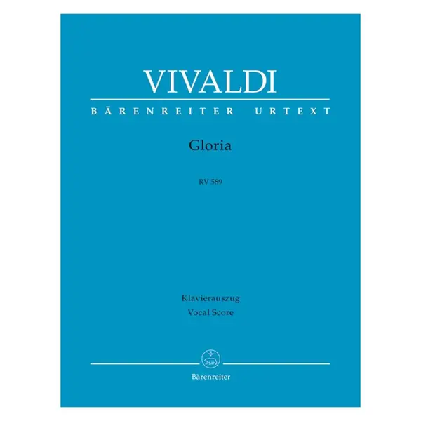 Gloria Rv 589 - Vocal Score - Urtext