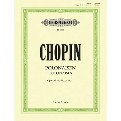 Polonaises Op.26,40,44,53,61 e 71
