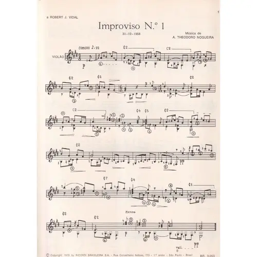 12 Improvisos para violão