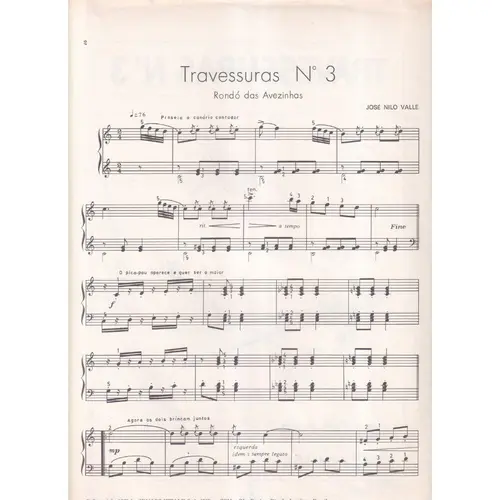 Travessuras N.3 - Rondo das Avezinhas