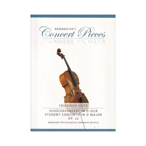 Student Concerto In D Major Op.22 (Arranged For Cello)