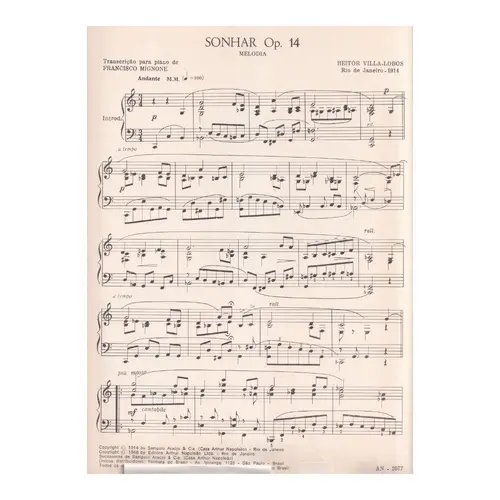 Sonhar - Op.14