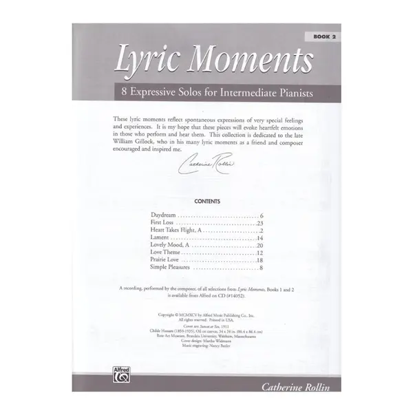 Lyric Moments Book 2