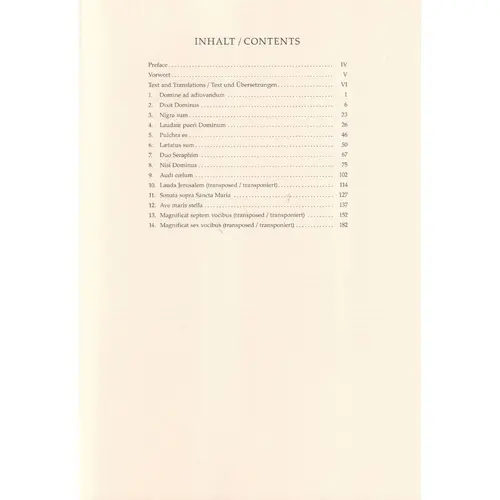 Vespro Della Beata Vergine " Marienvesper '' - Vocal Score
