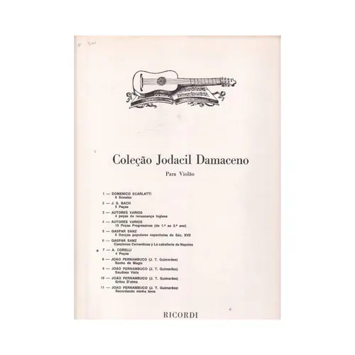 4 Peças para violão (Coleção J. Damaceno)