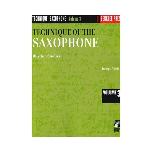 The Technique Of The Saxophone Vol.3