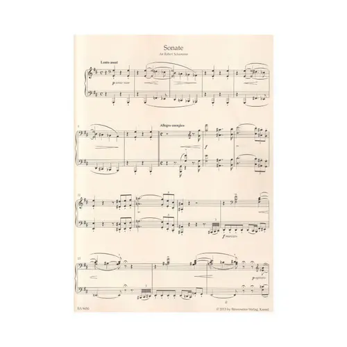 Sonata In B Minor For Piano- Urtext