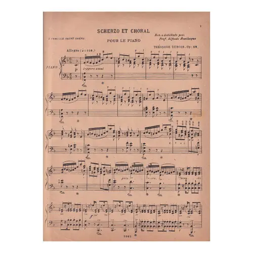Scherzo Et Choral - Op.18  (Edição Antiga)