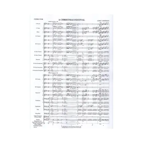 A Christmas Festival - Symphonic Band (Score+Parts)